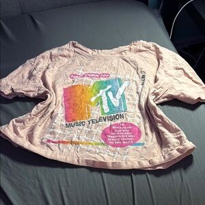 MTV Graphic Tee in Pink